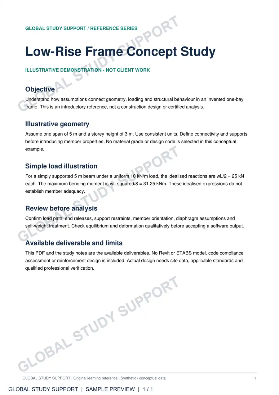 Building Structural Model - preview page 1 of 1